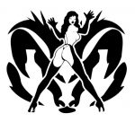 Dodge Girl Sexy Decal 3