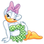 donald duck daisy duck disney cartoon sticker 05