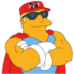 Duffman Sticker