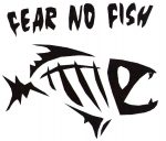 Fear No Fish Diecut Decal