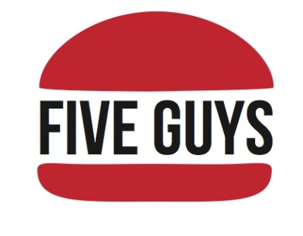 five guys hamburgers fast food sticker