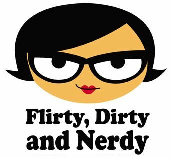 Flirty Dirty and Nerdy Sticker