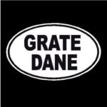 Grate Dane Oval Decal