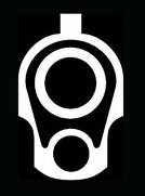 Gun Tip Pointing at You Diecut Decal