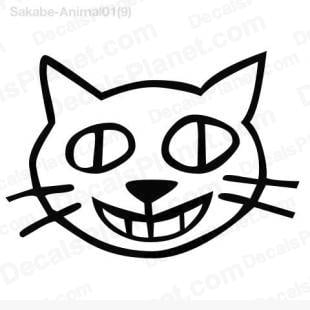 Happy Kitty Decal