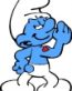 Hefty Smurf Decal Color