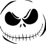 Jack and Sally Head Diecut Decal 7