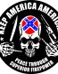 Keep America rebel Circular Sticker