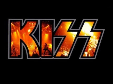 Kiss Logo with Stage Decal