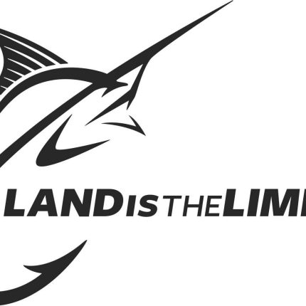 land is the limit die cut vinyl fishing decal 3