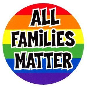 LGBT ALL FAMILIES MATTER STICKER