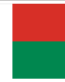 Madagascar Flag Decal