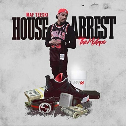 maf teeski house arrest mixtape rap music sticker