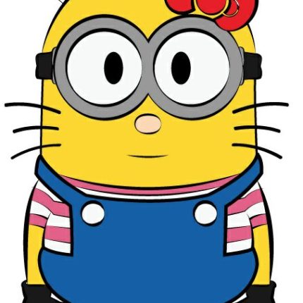 Minion Kitty Sticker