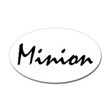 minions oval sticker 2