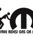 mopar no free rides decal