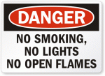 No Smoking Lights Sign