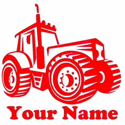 Personalized-Name-Farm-Tractor-Vinyl-Wall-Decal-Sticker