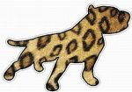 PITBULL STICKER FILLS skin leopard