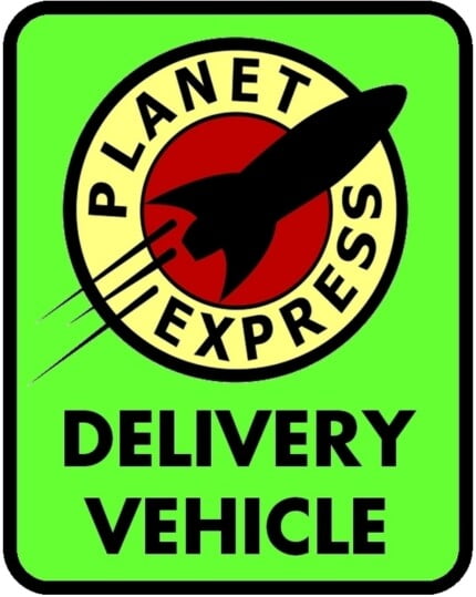 Planet Express Vinyl Decal