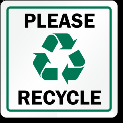 please-RECYCLE recycling-sticker