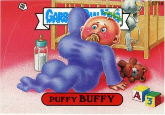 Puffy BUFFY Funny Decal Name Sticker
