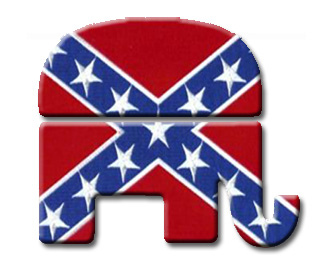 rebel flag elephant sticker