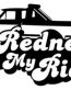 Redneck My Ride B&W STICKER