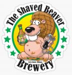 SHAVED BEAVER BREWING FUNNY BEER STICKER