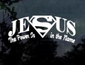 Super Jesus Christian Decal Stickers