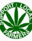 support local farmers round sticker