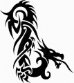 Tribal Dragon Decal 3