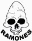 Ramones Skull Logo Decal