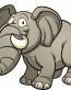 African Animal Cartoon Sticker 5