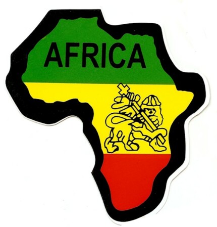 0 African sticker africa rasta