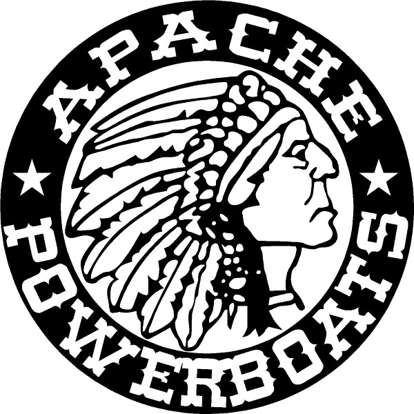 Apache Powerboats Decal Die Cut Sticker 03
