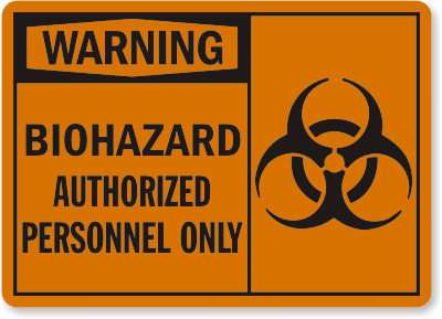 Biohazard Warning Sign 2