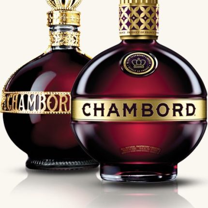 Chambord Old and New Bottles Sticker