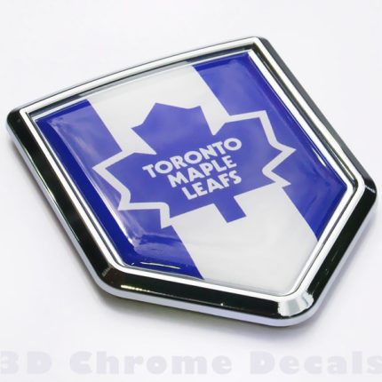 Canada Toronto Maple Leafs NHL Flag Crest Car Chrome Emblem Decal