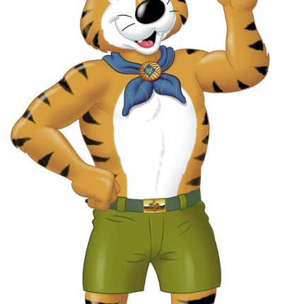 cub scout tiger character sticker