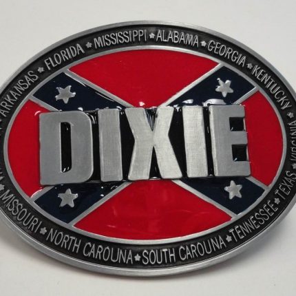Dixie Rebel Flag Belt Buckle Southern Pride Buckle design sticker