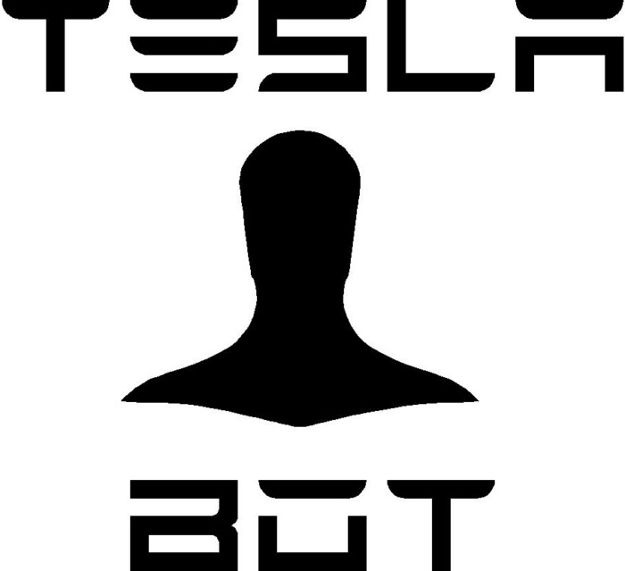 Elon Musk TESLA BOT DIE CUT DECAL 1