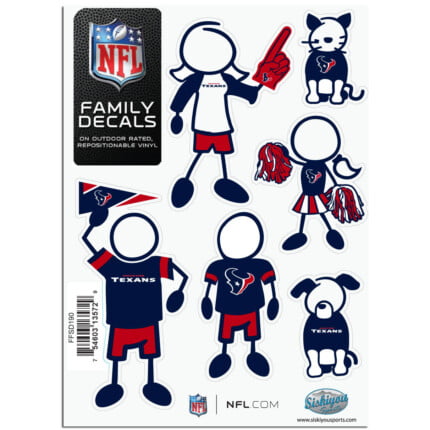 Texans Stick Family Decal Pack