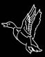Flying Duck Vinyl Decal