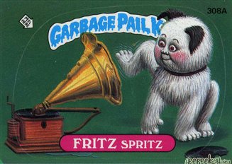 FRITZ Spritz Funny Sticker Name Decal