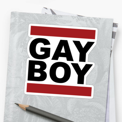 GAY BOY COLOR STICKER
