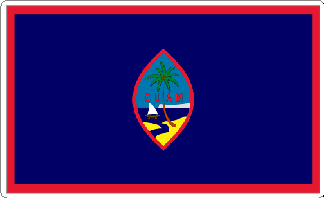 Guam Flag Sticker