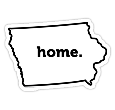 Home Iowa Sticker