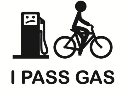 I Pass Gas Diecut Vinyl Sticker
