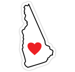 Love New Hampshire Sticker